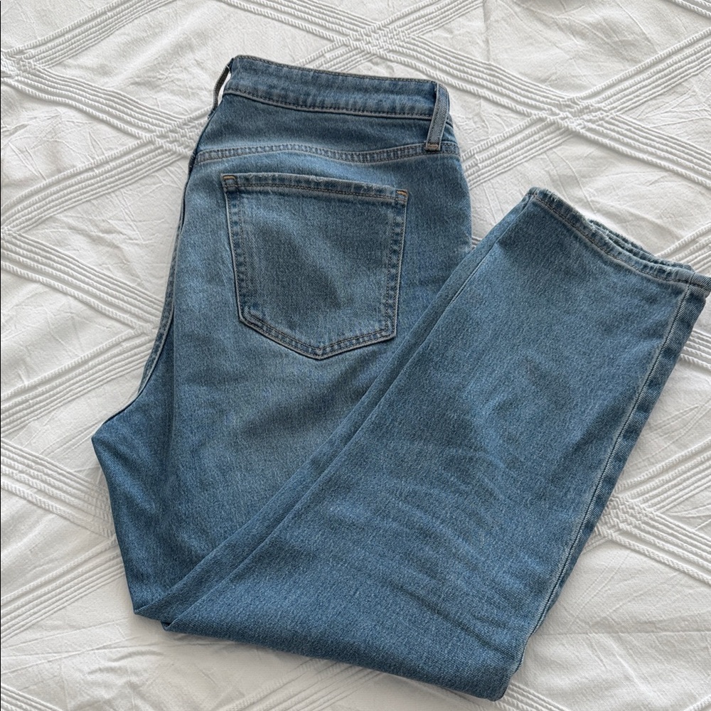High Rise straight jeans